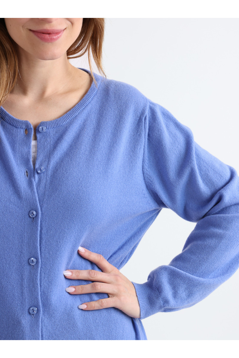 Cardigan en cachemire 24 B Solfin Fabriqué en France
