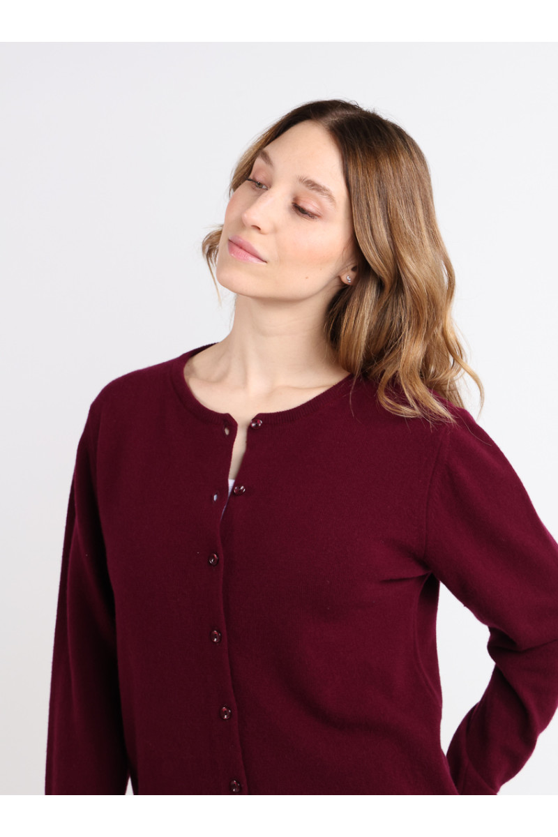 Cardigan en cachemire 27 B Solfin Fabriqué en France