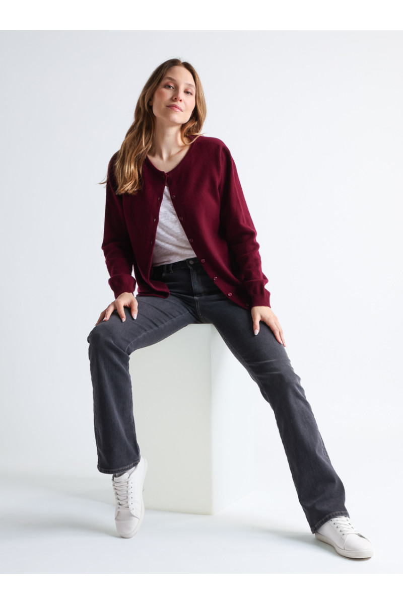 Cardigan en cachemire 28 B Solfin Fabriqué en France