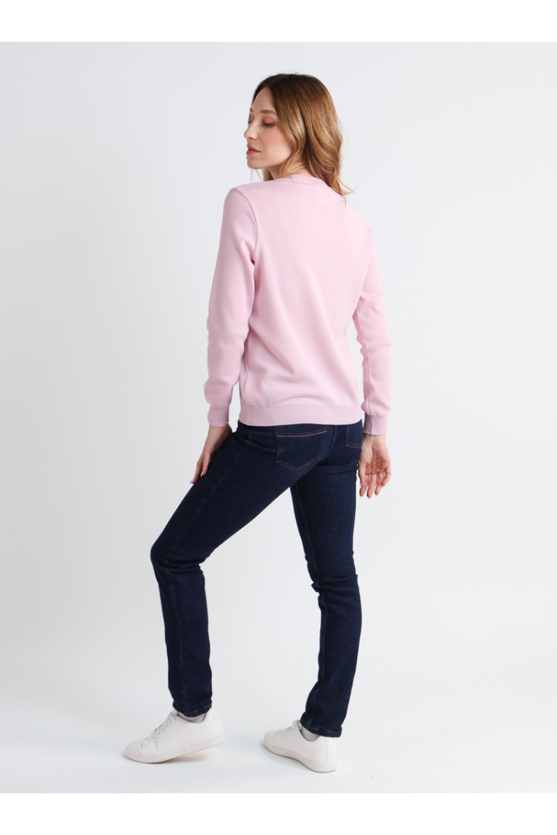 Pull en laine col rond 24 B Solfin Fabriqué en France