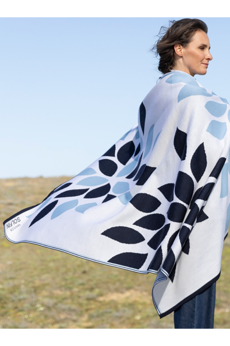 Plaid en laine mérinos 4 B Solfin Fabriqué en France