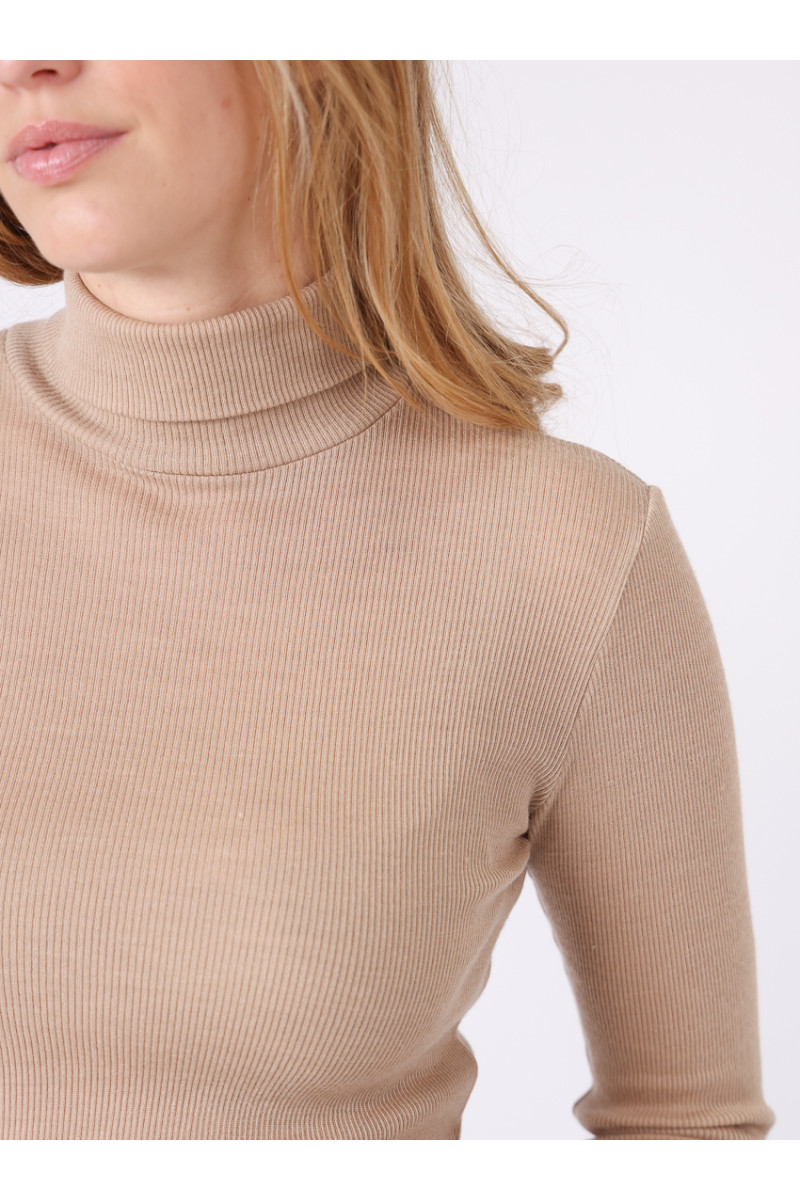 Pull chaussette col roulé 3 B Solfin Fabriqué en France