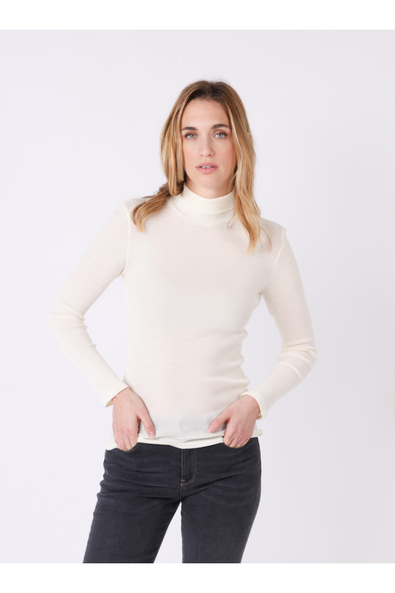 Pull chaussette col roulé 4 B Solfin Fabriqué en France