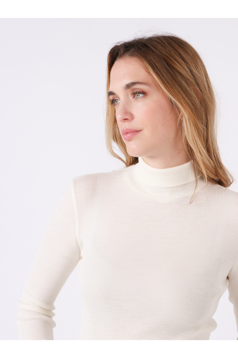 Pull chaussette col roulé 5 B Solfin Fabriqué en France