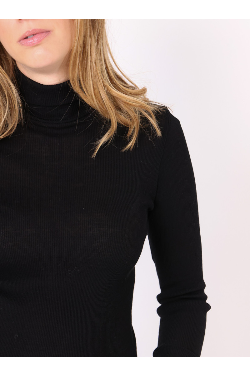 Pull chaussette col roulé 9 B Solfin Fabriqué en France