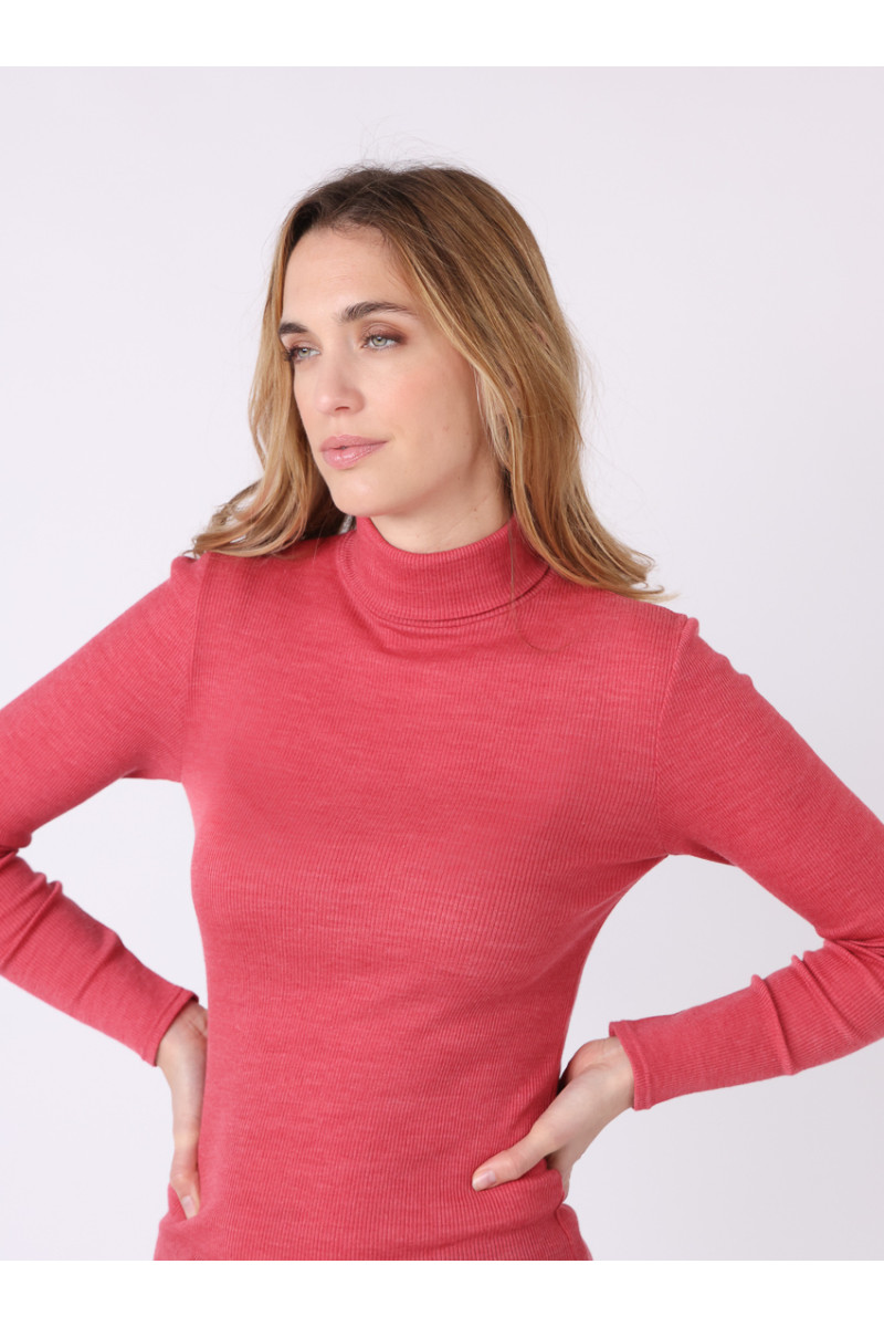 Pull chaussette col roulé 12 B Solfin Fabriqué en France