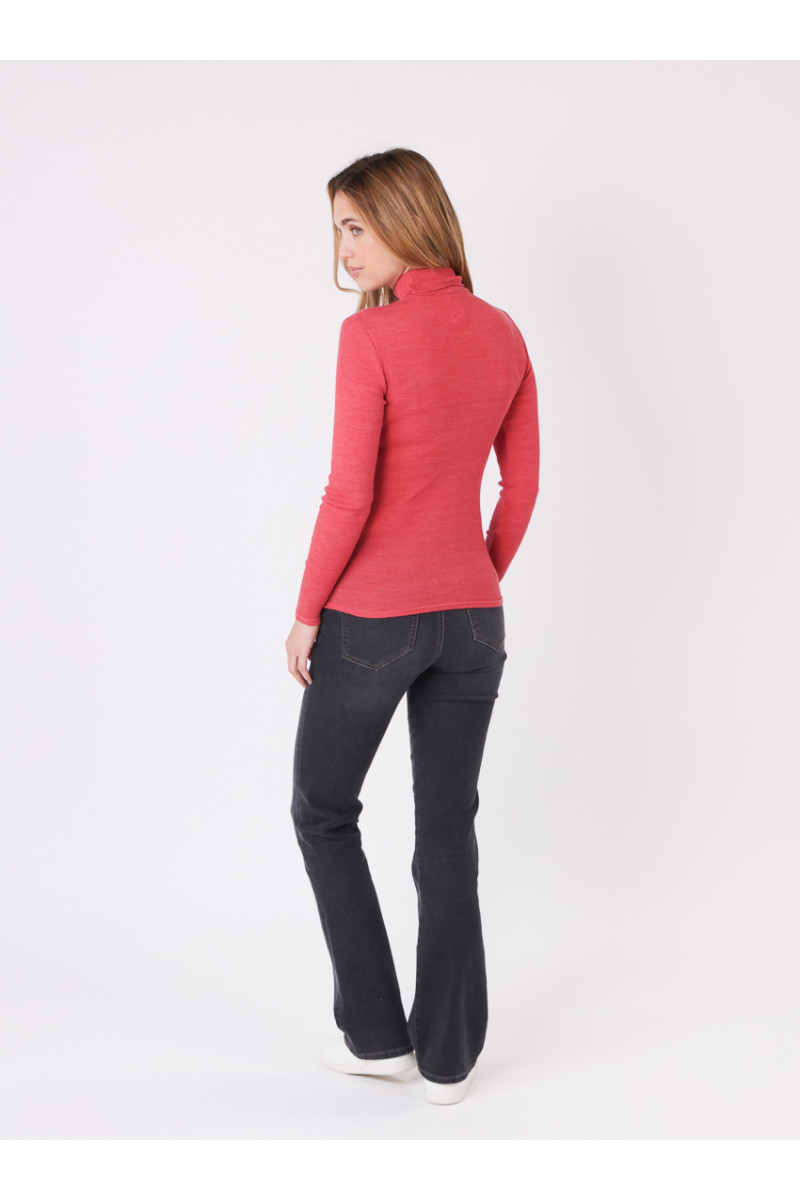 Pull chaussette col roulé 14 B Solfin Fabriqué en France