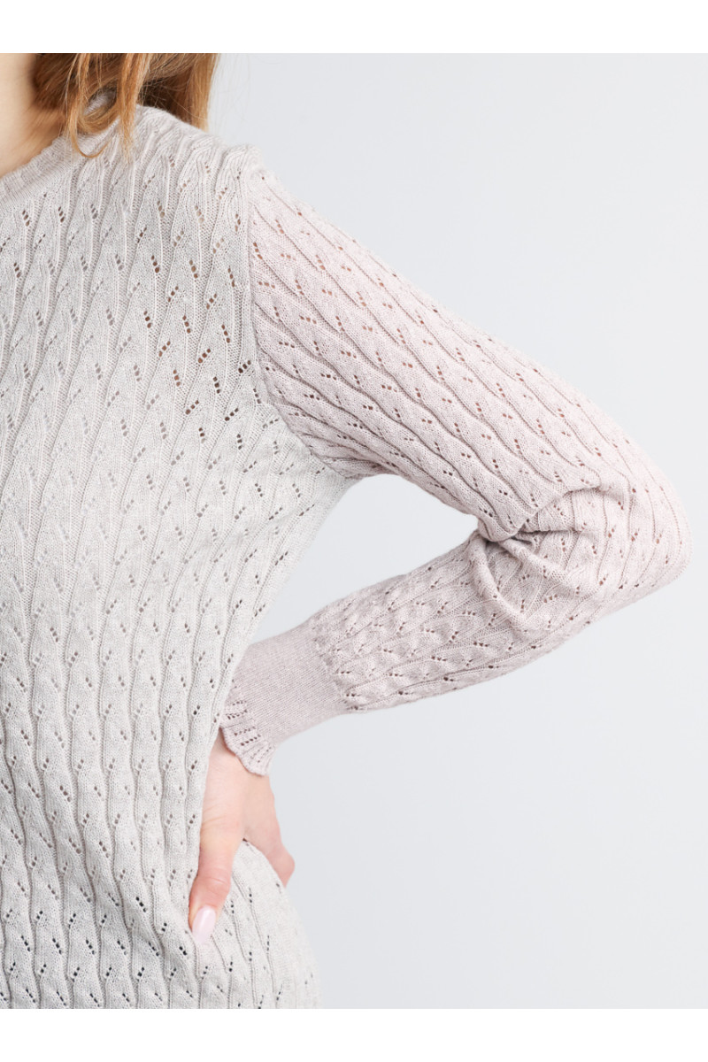 Pull maille fantaisie 8 B Solfin Fabriqué en France