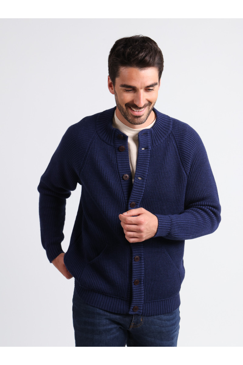 Gilet laine homme 3 B Solfin Fabriqué en France