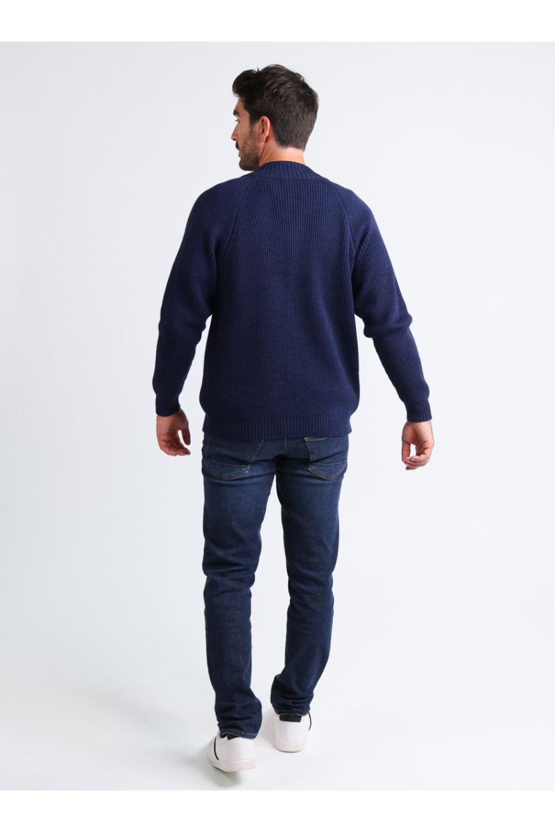 Gilet laine homme 4 B Solfin Fabriqué en France