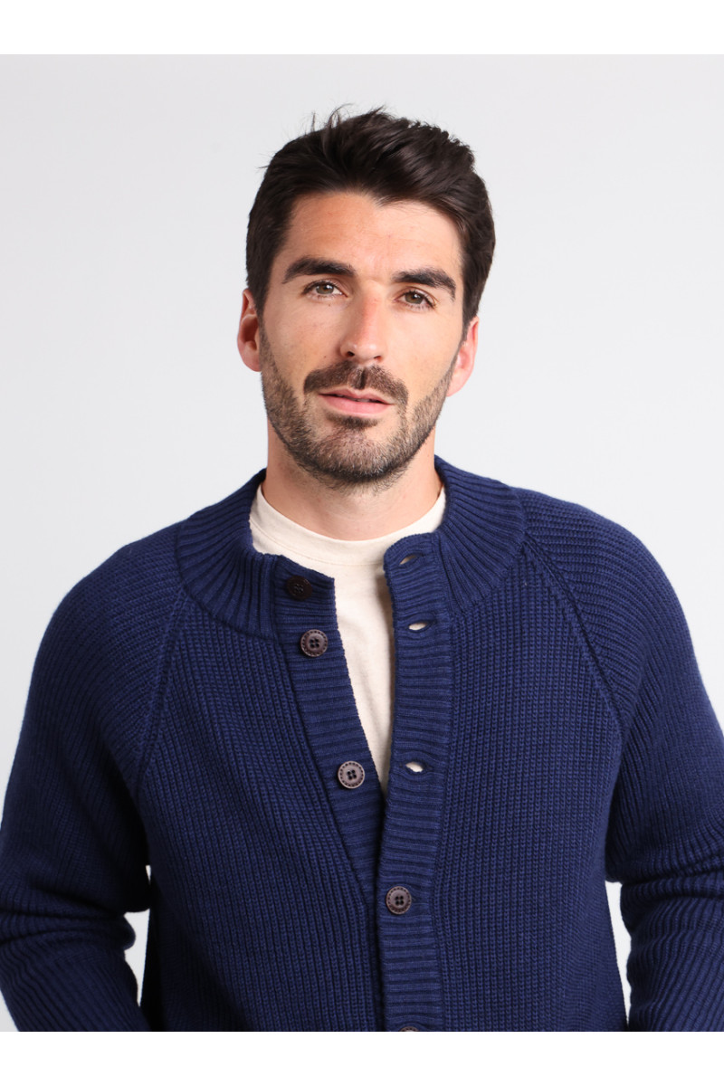 Gilet laine homme 5 B Solfin Fabriqué en France