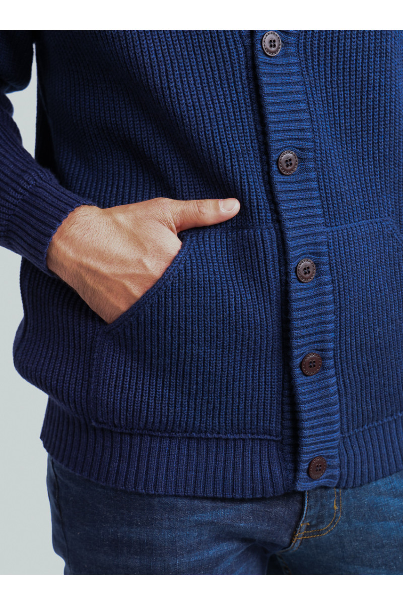 Gilet laine homme 6 B Solfin Fabriqué en France