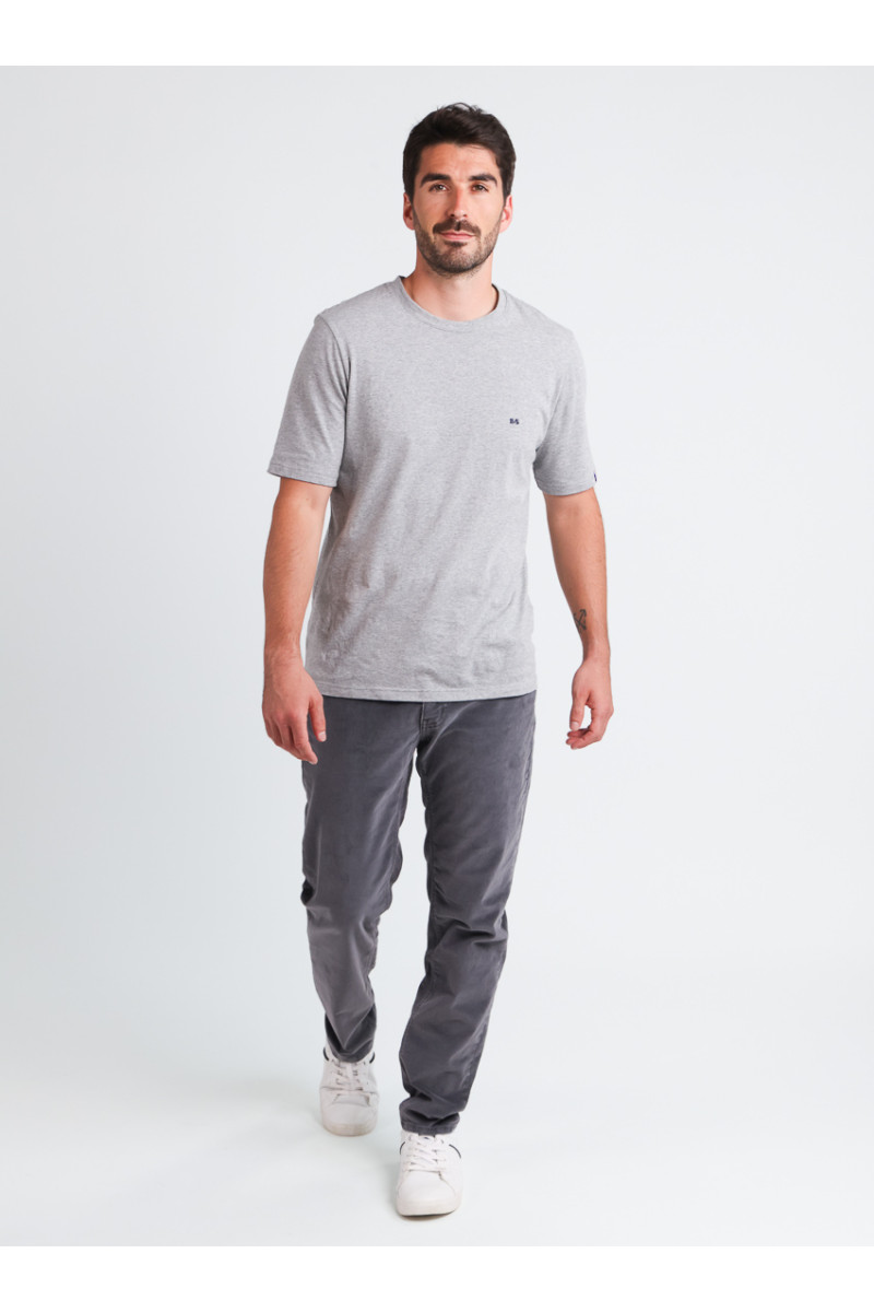 Pantalon velours coupe droite en coton 5 B Solfin Fabriqué en France