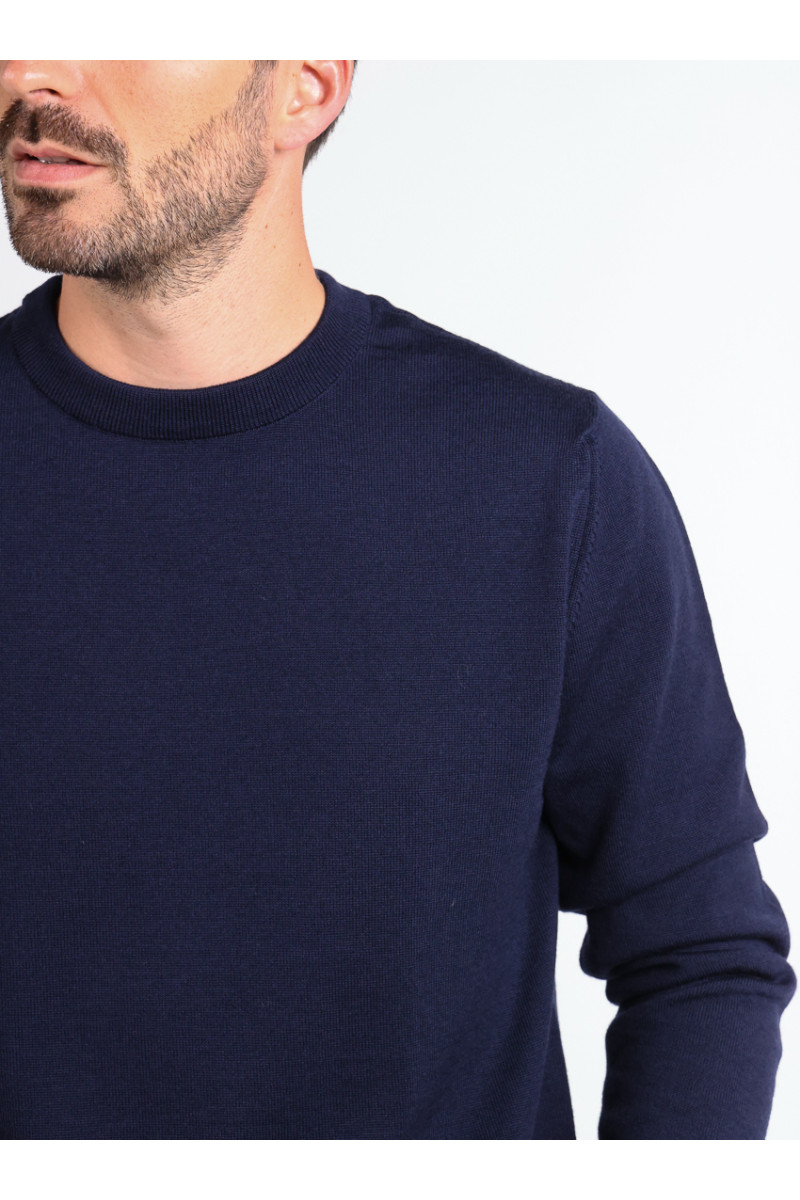 Pull ras du cou 14 B Solfin Fabriqué en France