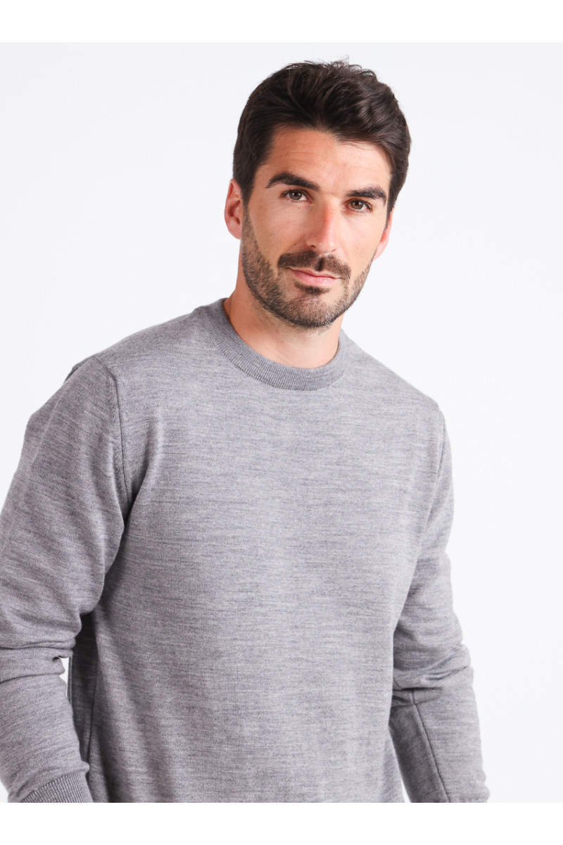 Pull ras du cou 18 B Solfin Fabriqué en France