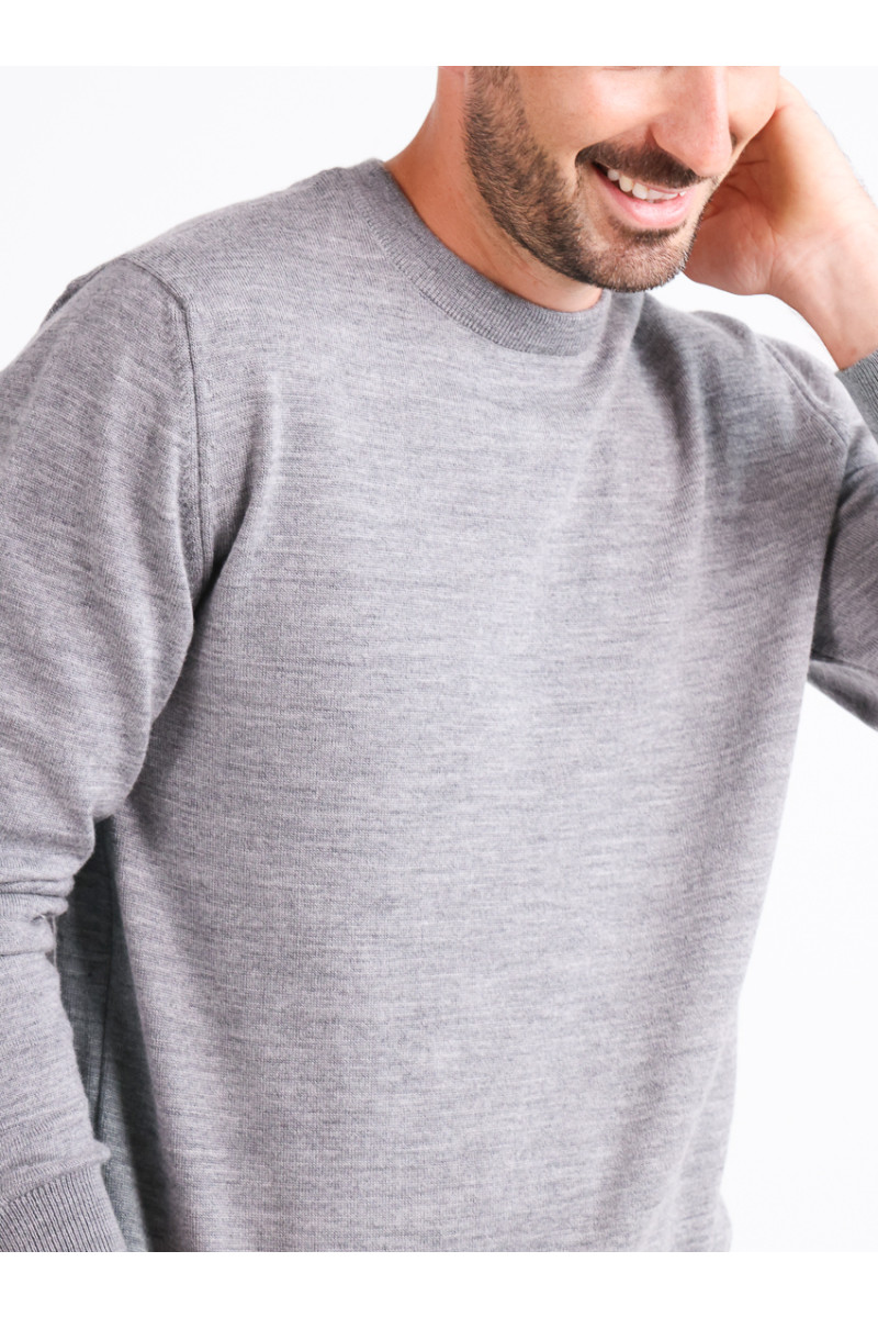 Pull ras du cou 19 B Solfin Fabriqué en France