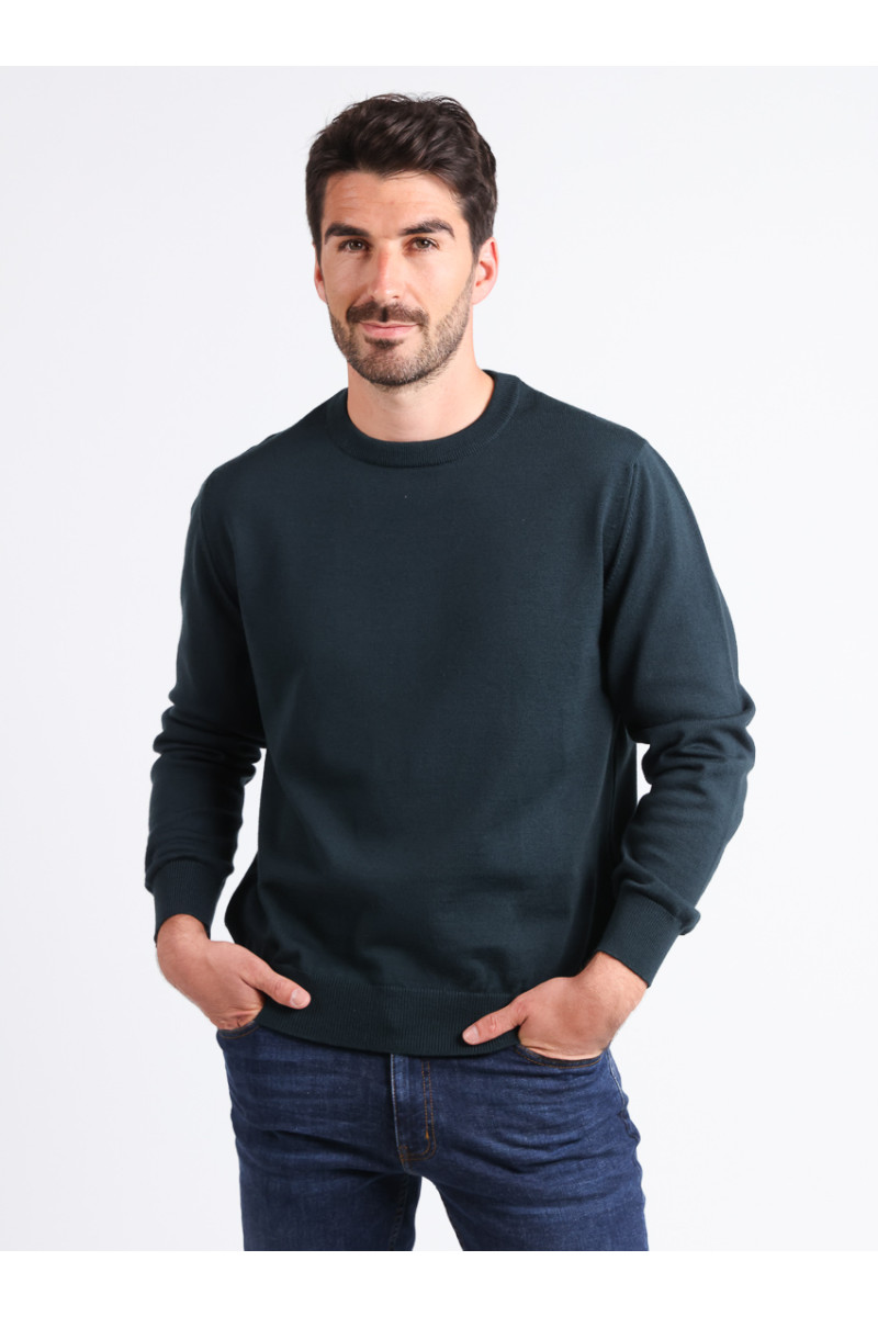 Pull ras du cou 24 B Solfin Fabriqué en France