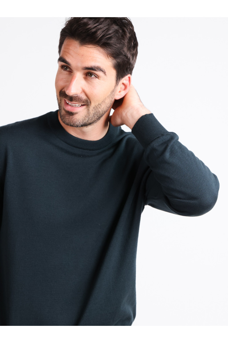 Pull ras du cou 26 B Solfin Fabriqué en France