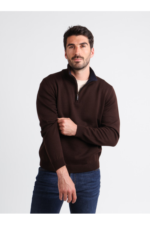 Pull col camionneur 4 B Solfin Fabriqué en France