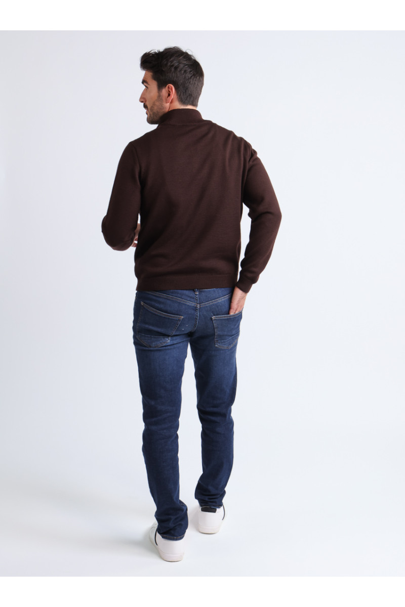 Pull col camionneur 5 B Solfin Fabriqué en France