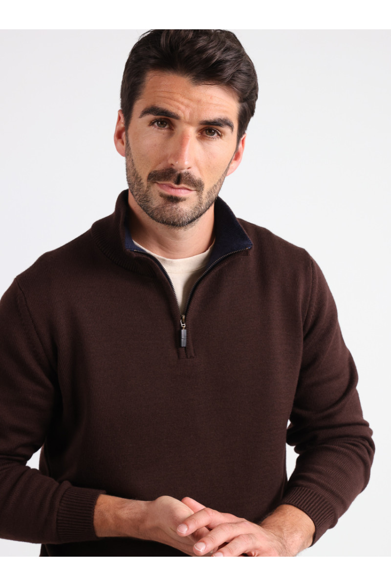 Pull col camionneur 6 B Solfin Fabriqué en France