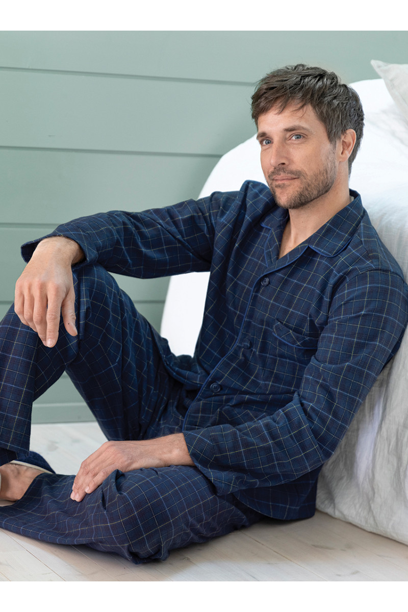 Pyjama chaud en coton 9 B Solfin Fabriqué en France