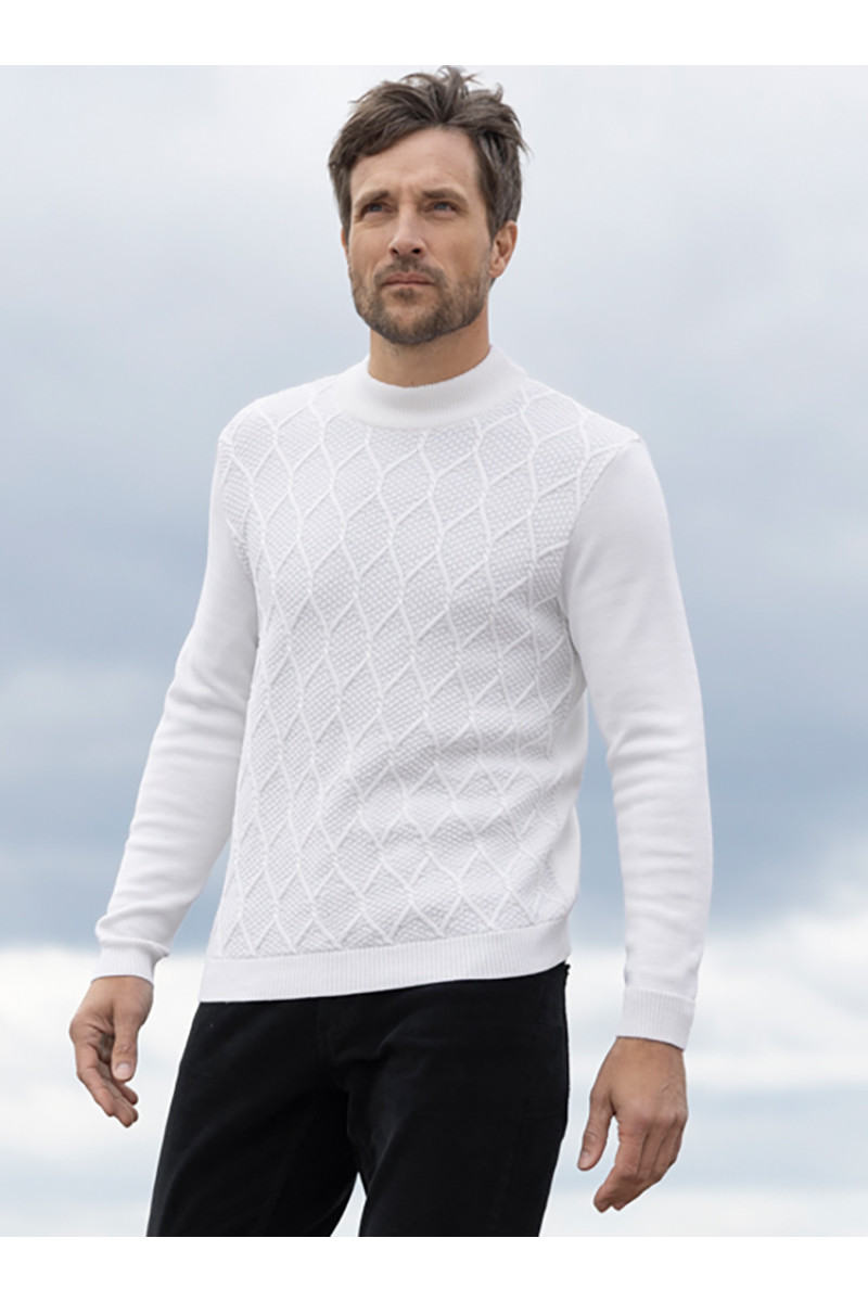Pull homme en laine 1 B Solfin Fabriqué en France