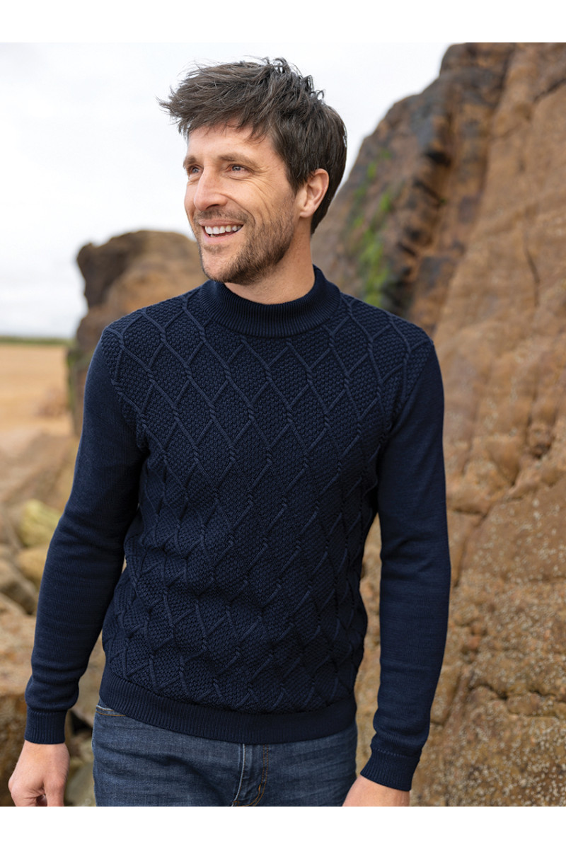 Pull homme en laine 2 B Solfin Fabriqué en France