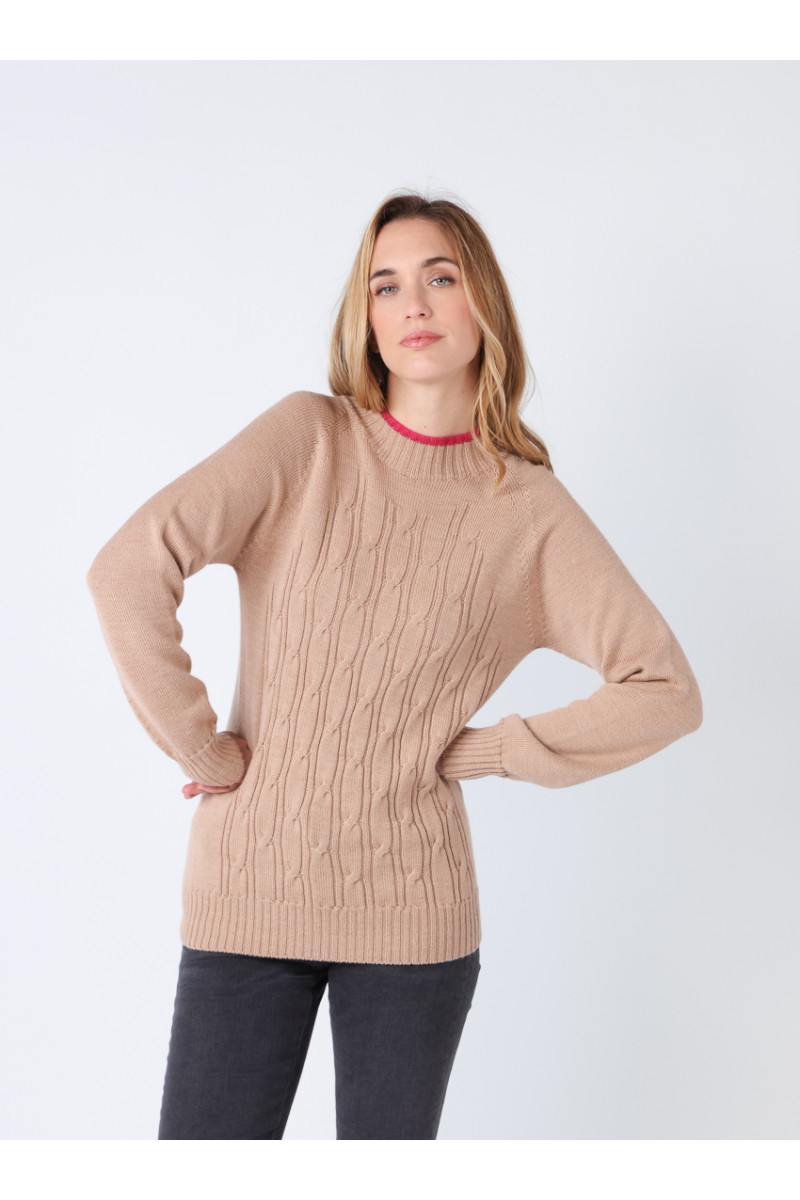Pull 100% laine 8 B Solfin Fabriqué en France