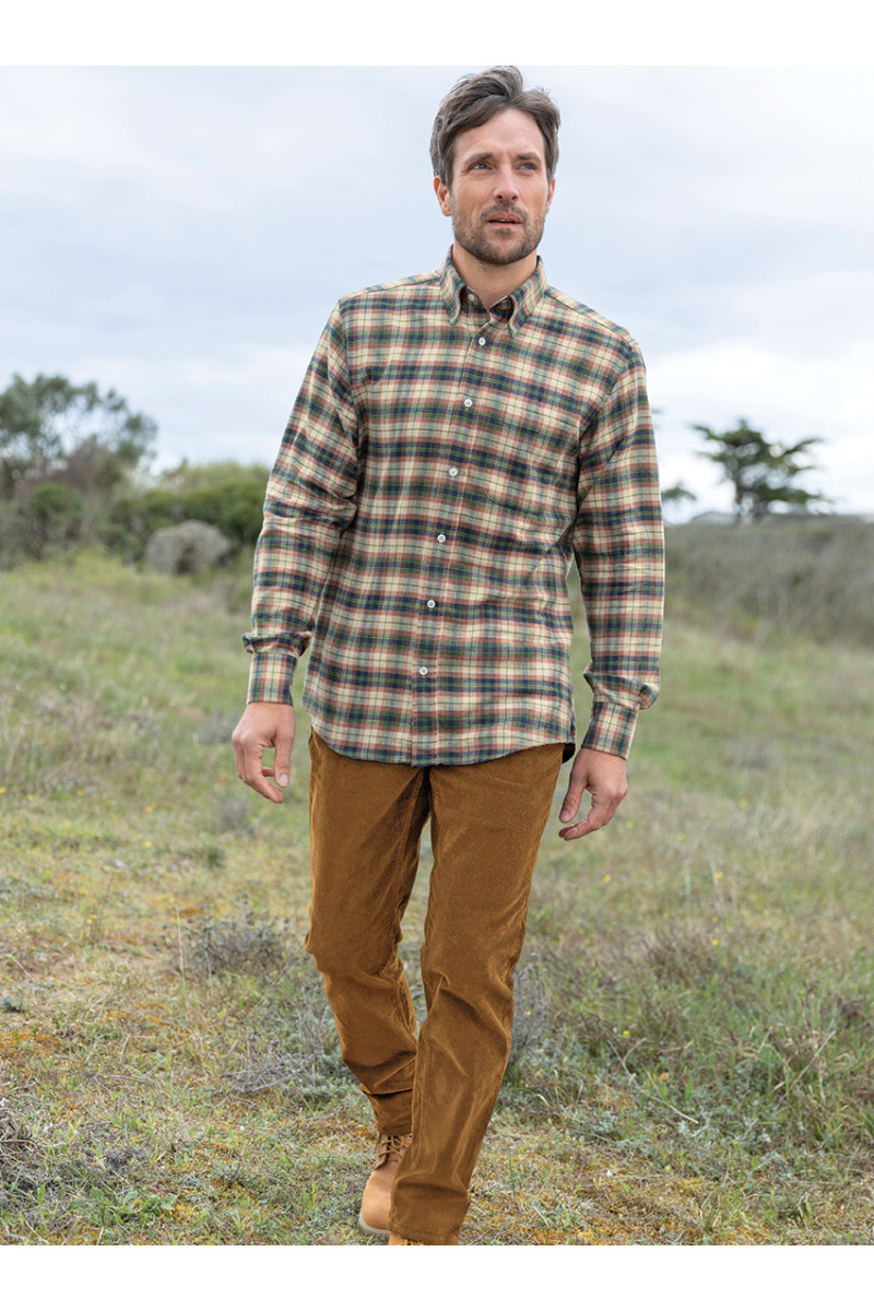 Pantalon velours coupe droite en coton 9 B Solfin Fabriqué en France