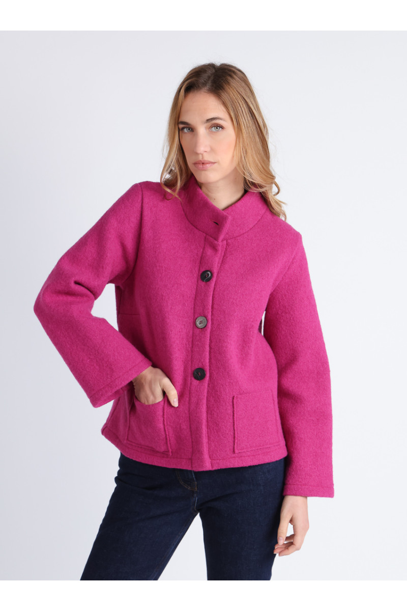 Veste en laine bouillie 1 B Solfin Fabriqué en France