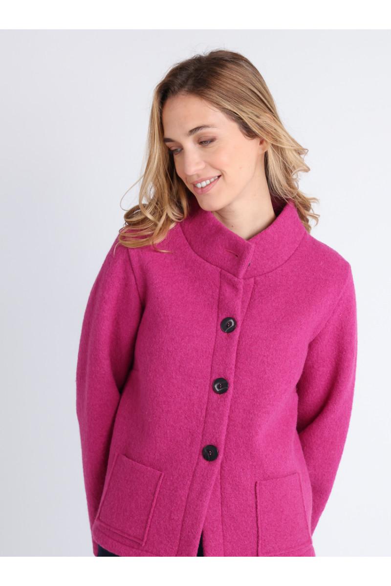 Veste en laine bouillie 2 B Solfin Fabriqué en France