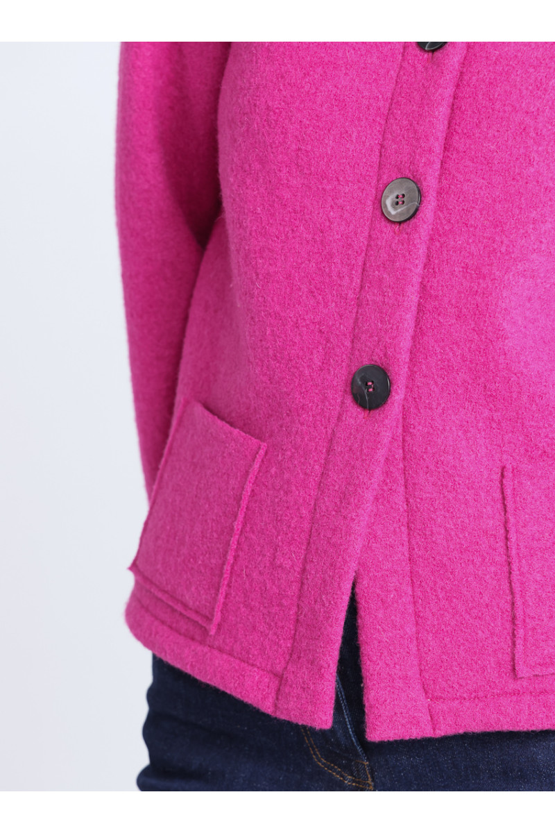 Veste en laine bouillie 3 B Solfin Fabriqué en France