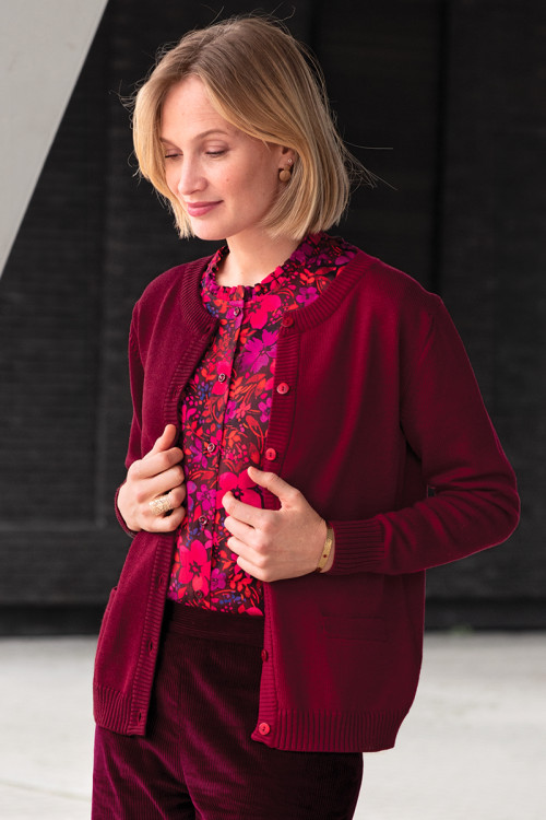 Le cardigan en laine 10 B Solfin Fabriqué en France 2