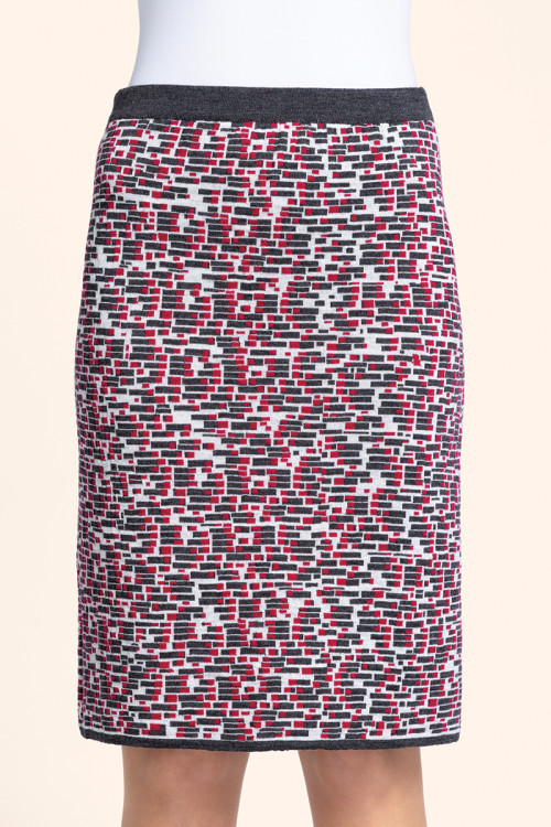 Jupe jacquard 1 B Solfin Fabriqué en France 2