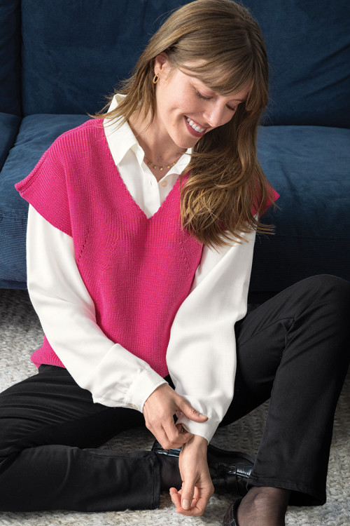 Pull sans manches - 1 Monsieur Solfin | Fabriqué en France 2