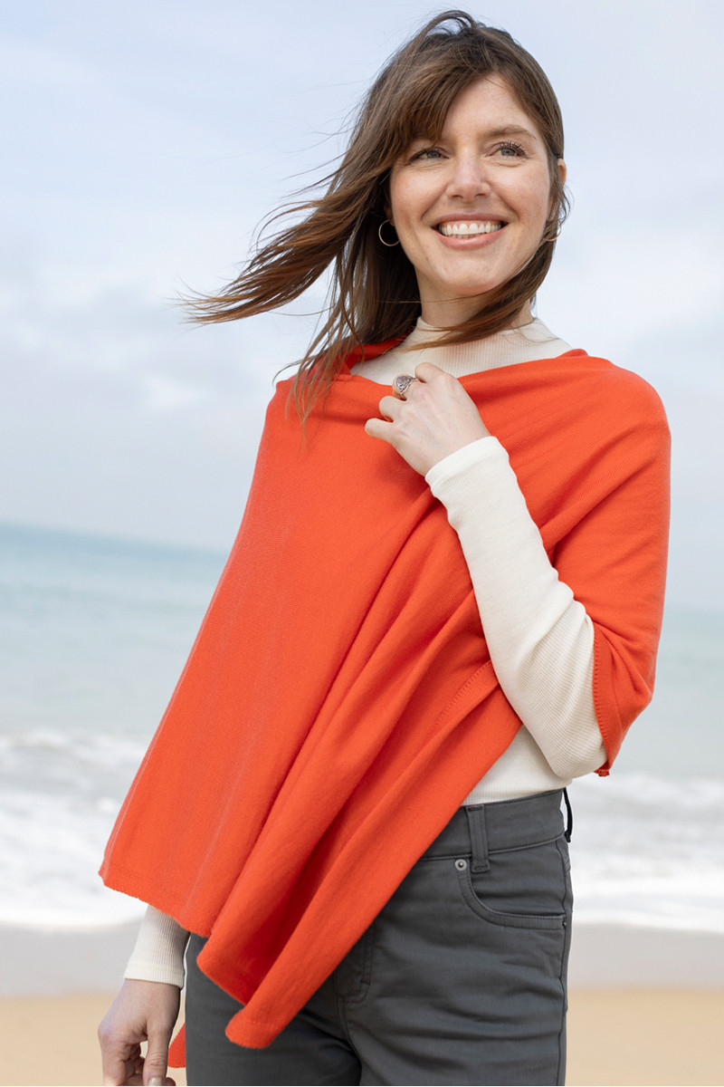 Poncho femme 4 B Solfin Fabriqué en France