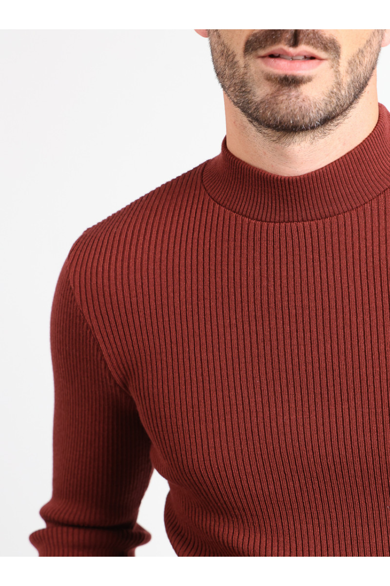 Tee-shirt en laine mérinos épais col cheminée 15 B Solfin Fabriqué en France Tee-shirt en laine mérinos épais col cheminée 15 B Solfin Fabriqué en France