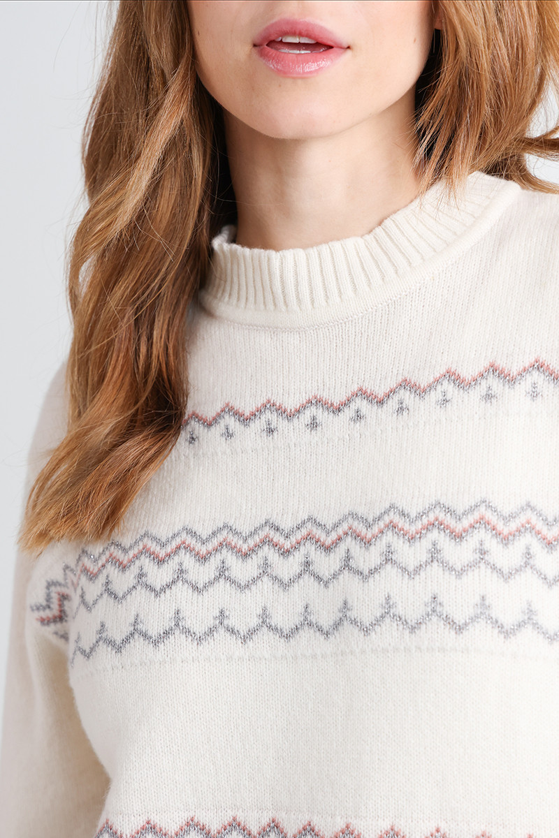 Pull d'hiver en laine femme 3 B Solfin Fabriqué en France