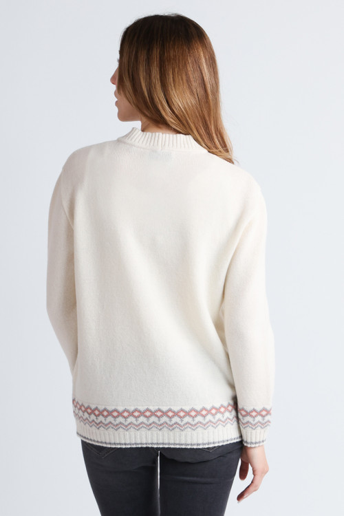 Pull d'hiver en laine femme 1 B Solfin Fabriqué en France 2