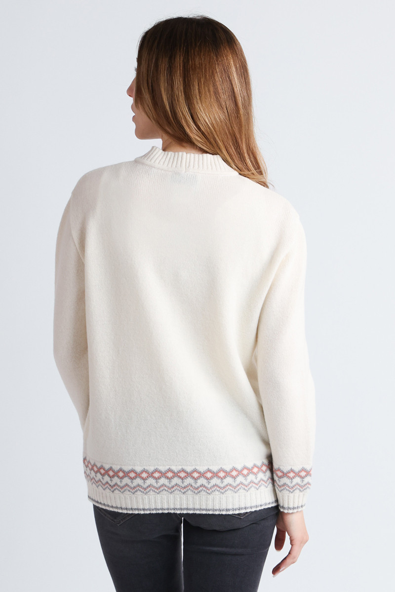 Pull d'hiver en laine femme 2 B Solfin Fabriqué en France