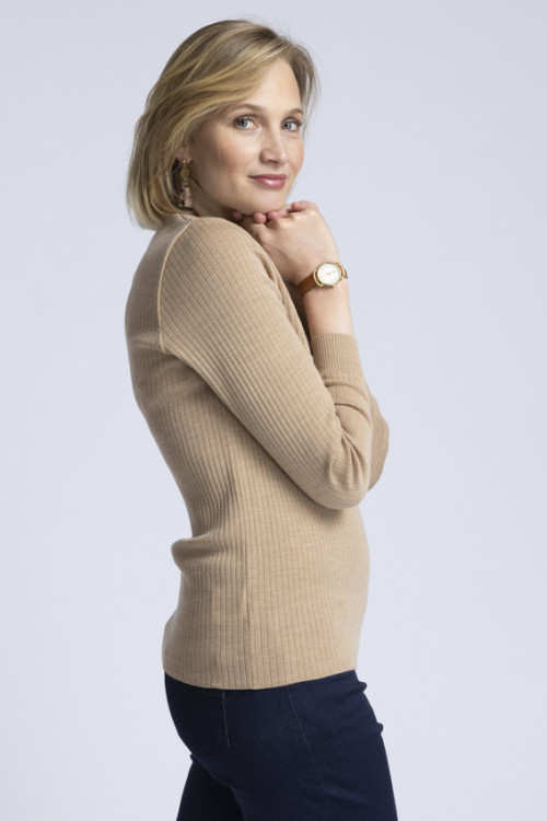 Pull col roulé en laine - 1 Monsieur Solfin | Fabriqué en France 2