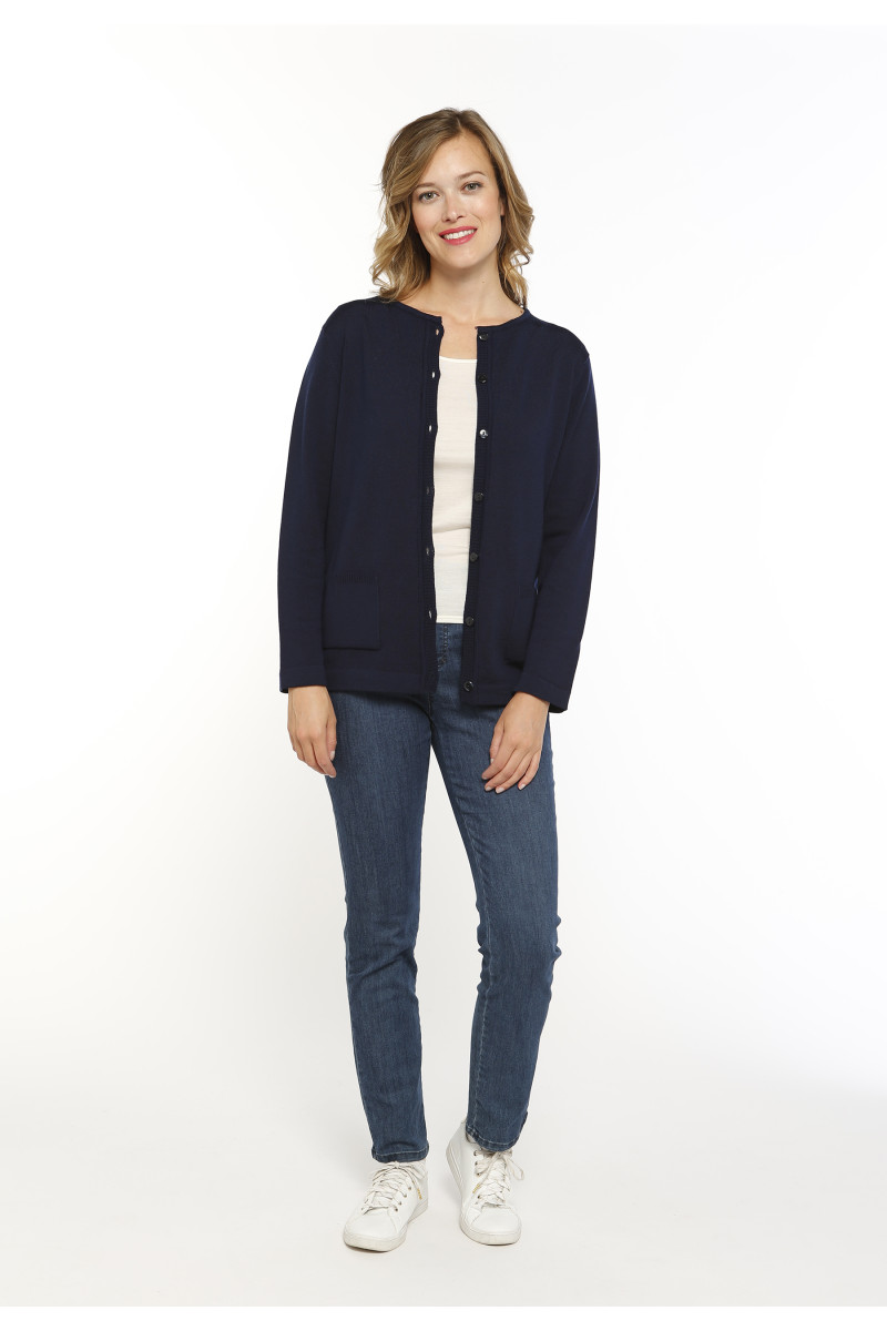 Cardigan en laine 10 B Solfin Fabriqué en France Cardigan en laine 10 B Solfin Fabriqué en France