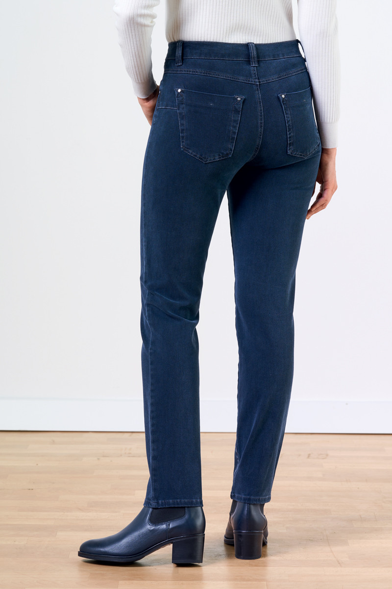 Jean coupe droite en coton 12 B Solfin Fabriqué en France Jean coupe droite en coton 12 B Solfin Fabriqué en France