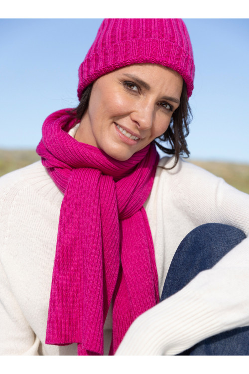 Écharpe en laine mérinos 1 B Solfin Fabriqué en France