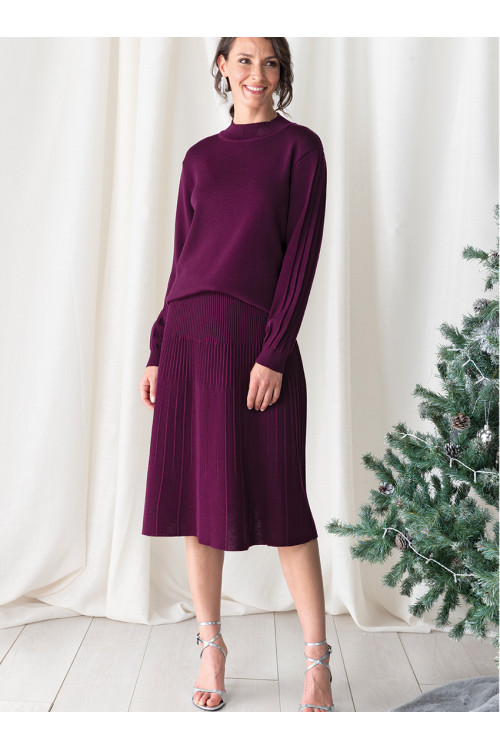 Jupe plissée - 1 Monsieur Solfin | Fabriqué en France